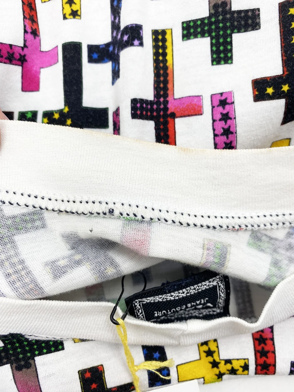 Versace Jeans Couture 90sレインボークロスプリントベスト Versace Jeans Couture 90sレインボークロスプリントベスト